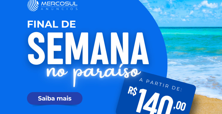 Banner Final de Semana no paraíso